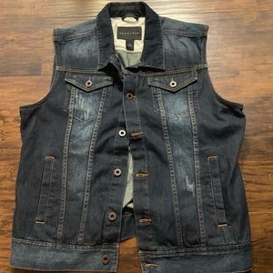 Sean John denim vest jean jacket